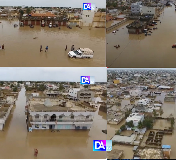[ VIDEO ] TOUBA  /  Vue aérienne de la cité, 24 heures après la grosse pluie
