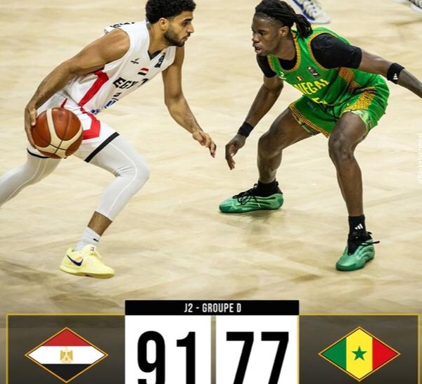 2ème journée Afrobasket Hommes : Les Lions trébuchent face à l’Égypte (77-91) et perdent la tête du groupe D