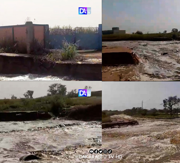 TOUBA – Le bassin de Pofdi cède une nouvelle fois: champs et habitations clairement menacés