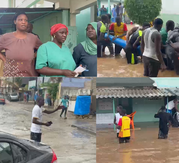 Fortes pluies à Dakar: l’hôpital Philippe Maguilen Senghor sous les eaux