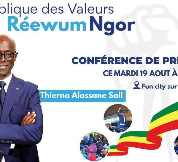 [🔴LIVE ] Suivez la conférence de presse de Thierno Alassane Sall .
