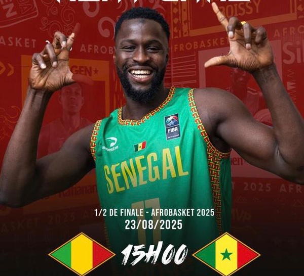 1/2 finale Afrobasket masculin : Acte II entre le Sénégal et le Mali