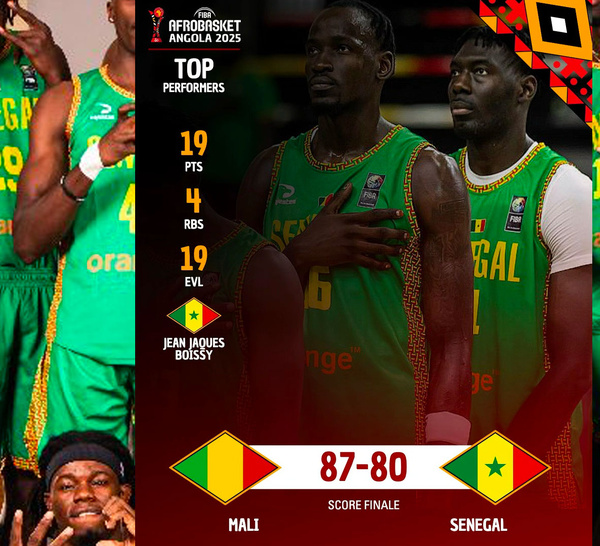 1/2 finale AfroBasket 2025 : Le Mali prend sa revanche et domine le Sénégal  (88-80)