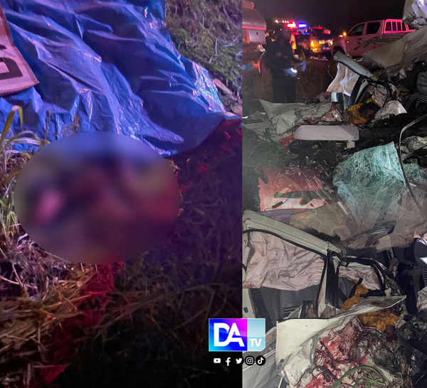 Accident mortel à la sortie de Mbour : 5 morts sur le coup