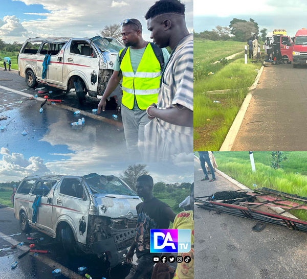 Accident sur l’autoroute Ila Touba/ Un «  Cheikhou Cherifou » fait des tonneaux