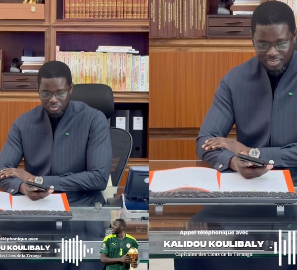 Match Sénégal/RDC : Le PR Diomaye Faye formule des prières et encouragements aux Lions de la Téranga