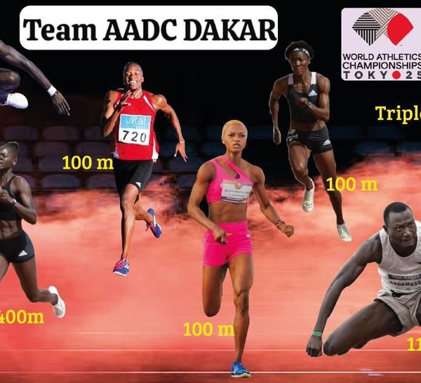 Tokyo 2025 : Sept (7) athlètes du Centre Africain de l'Athlétisme prêts à briller aux Championnats du Monde d'Athlétisme