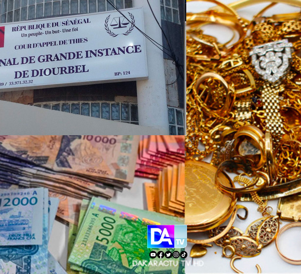 Touba / Bijoux en or, smartphones et 23 millions volés à Sokhna Momy Mbacké :  2 ans requis contre Touba Guèye