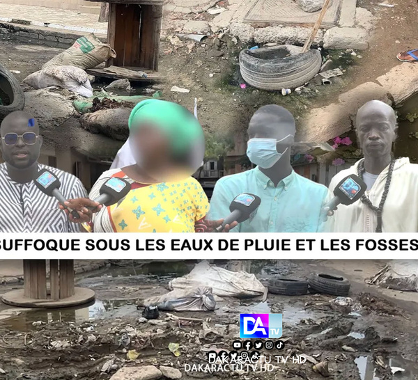 Fass suffoque sous les eaux de pluie et les fosses débordantes : bras de fer entre les jeunes du quartier et le maire