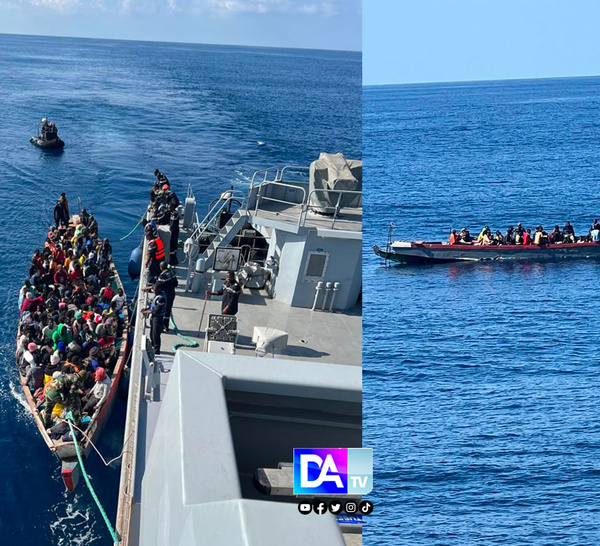 Émigration irrégulière : 142 candidats interceptés au large de Dakar