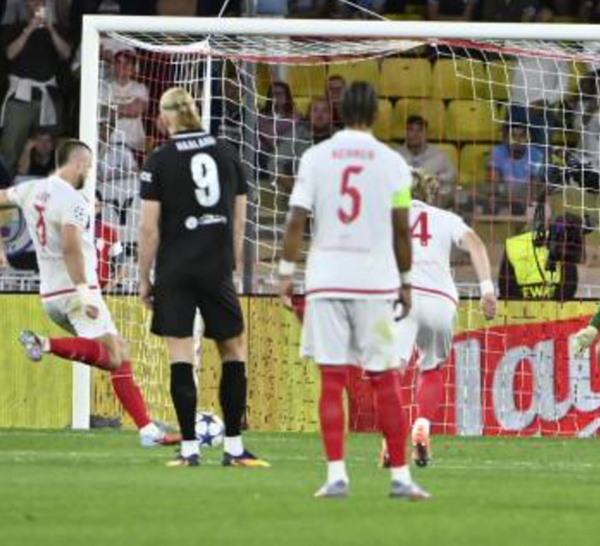Ligue des Champions: Monaco arrache le nul (2-2) en fin de match face à Manchester City