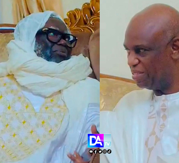 TOUBA – Mansour Faye reçu par Serigne Mountakha: « Je vous recommande davantage de longanimité et sachez que  je prie constamment pour vous »