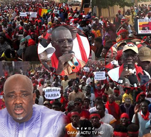 [DIRECT🛑]  Marche pacifique pour la libération de Farba Ngom