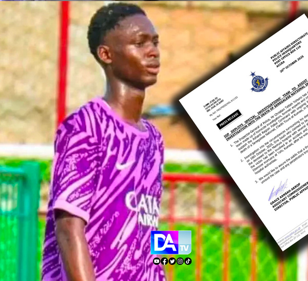 Nouveaux rebondissements dans l’affaire Cheikh Toure : la police ghanéenne passe à la vitesse supérieure et déploie une équipe spéciale d’enquêteurs … un suspect dans le viseur