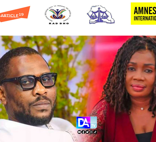 Liberté bâillonnée : quatre organisations de défense des droits humains exigent la libération de Maïmouna Ndour Faye et Babacar Fall