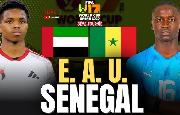 CM U17 / Le Sénégal surclasse les Émirats 5 buts à 0 et file en seizièmes