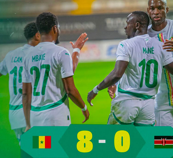Sénégal – Kenya : Les Lions dévorent les Harambee Stars 8-0