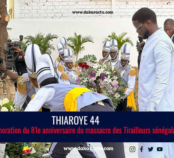 [🛑DIRECT]  THIAROYE 44 : la commémoration du 81e anniversaire du massacre des Tirailleurs sénégalais