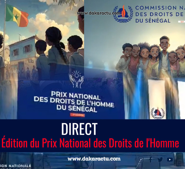 [🛑DIRECT]  Protection et Respect des Droits Humains : 1er Prix National Des Droits de l'Homme