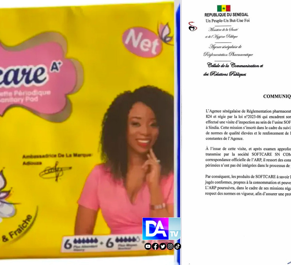 Volte-face sur les produits SOFTCARE : l’Agence de Réglementation Pharmaceutique rassure sur leur conformité