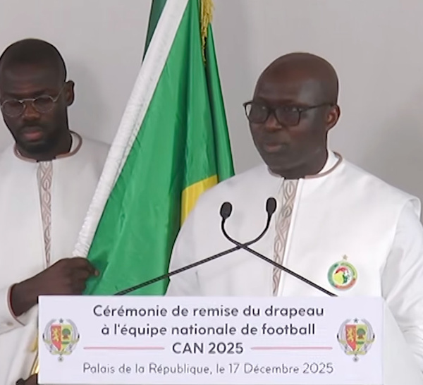 « Nous ne partons pas pour figurer… » : le serment de Abdoulaye Fall aux lions devant le président