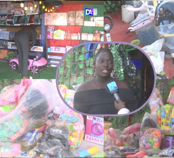 [ Reportage] Fêtes de décembre : les jouets bien présents sur les marchés de Dakar, en attente de clients