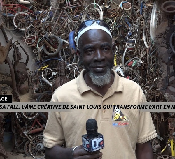 [ Reportage ] Meissa Fall, l'âme créative de Saint-Louis qui transforme le vélo en oeuvre d'art vivante