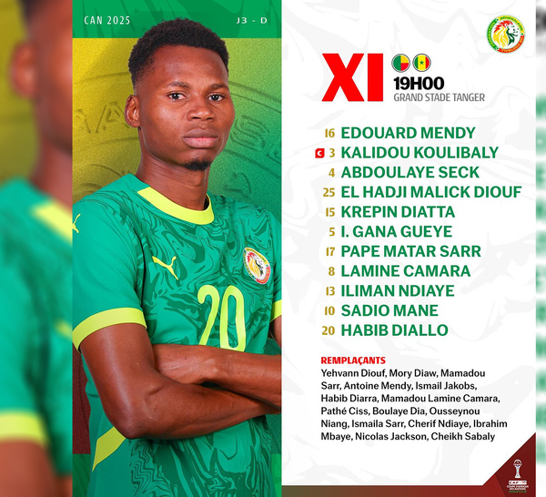 Sénégal vs Bénin : un onze de départ surprenant avec plusieurs retours pour assurer la victoire