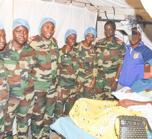 Bébé de l’Année : l’hôpital militaire de campagne de Goudomp enregistre la naissance d’un garçon