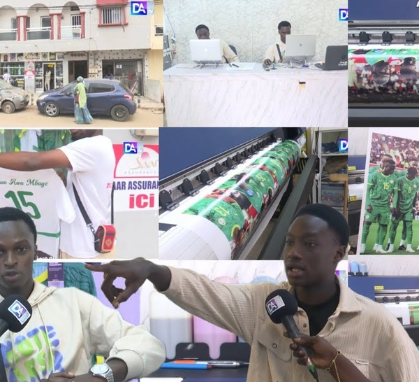 [ Reportage] CAN Maroc 2025 : Vente de maillots et flocage, les jeunes entrepreneurs tirent profit de l’engouement autour du football
