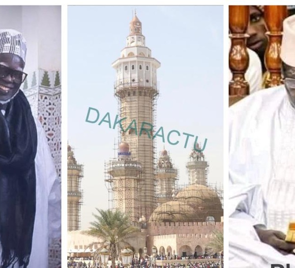 TOUBA  – Serigne Babacar Sy Mansour remet 50 millions à Serigne Mountakha en guise d’appui pour la rénovation de la Grande Mosquée