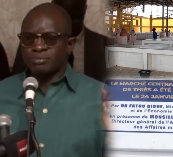 Cérémonie d'inauguration du marché au poisson de Thiès / Le maire Babacar Diop au ministre des Pêches : "Forcing baxoul, mépris baxoul!"