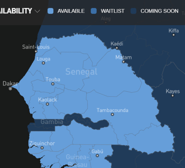 L’Internet Satellite Starlink arrive au Sénégal