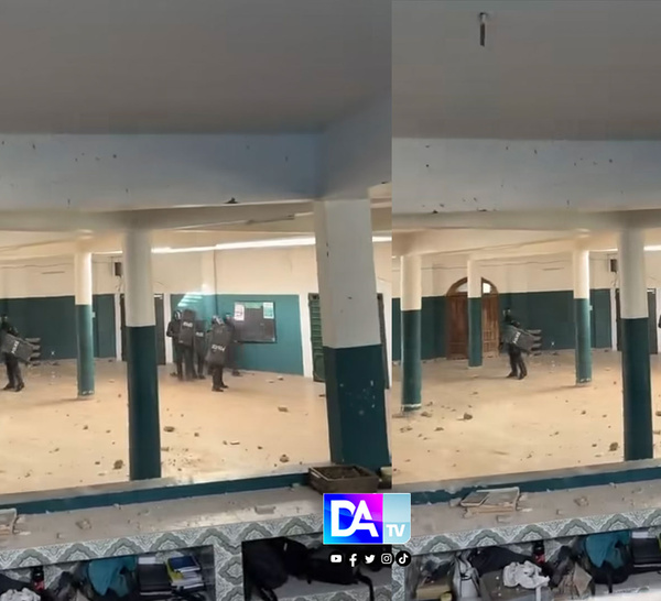 Affrontements à l’UCAD : La mosquée de l’université atteinte par des tirs de grenades lacrymogènes