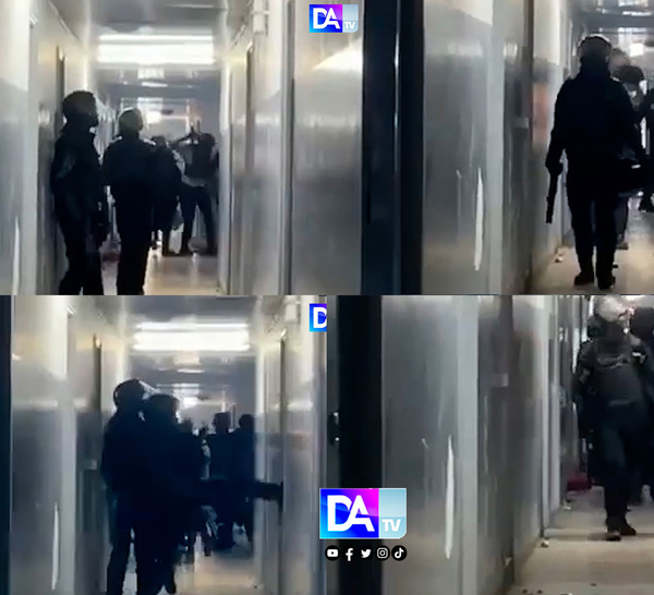 Tensions à l'UCAD: Des Fds filmées en train de malmener des étudiants à l'intérieur des pavillons