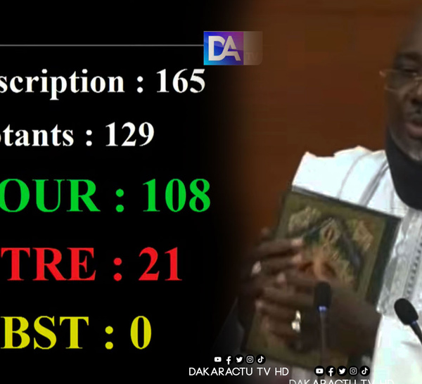 Assemblée nationale - L'immunité parlementaire de Farba Ngom levée : 108 députés votent pour, 21 contre…