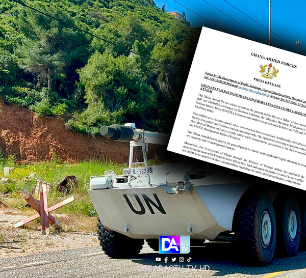 Liban Sud – Le contingent ghanéen de l'ONU touché par des tirs de missiles