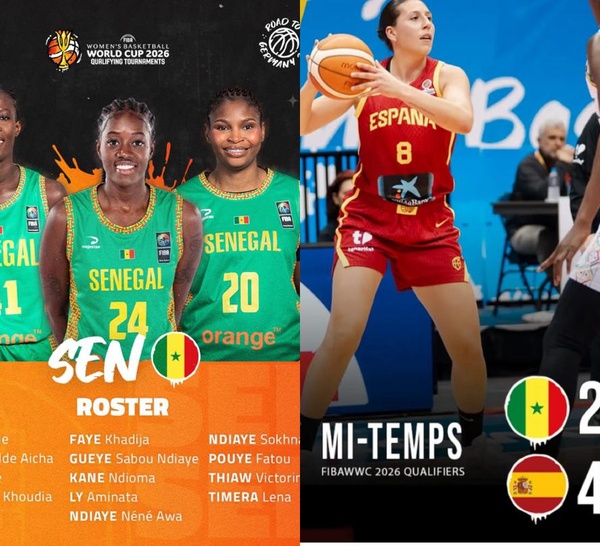Basket- Qualifications Mondial 2026 : le Sénégal battu par l’Espagne (84-51)