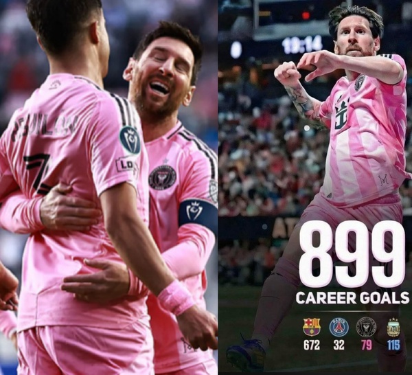 Football : Lionel Messi atteint la barre des 900 buts en carrière avec Inter Miami en seulement 1142 matches