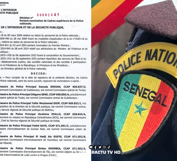 Vaste jeu de chaises musicales à la Police nationale : Une trentaine de commissaires changent de poste