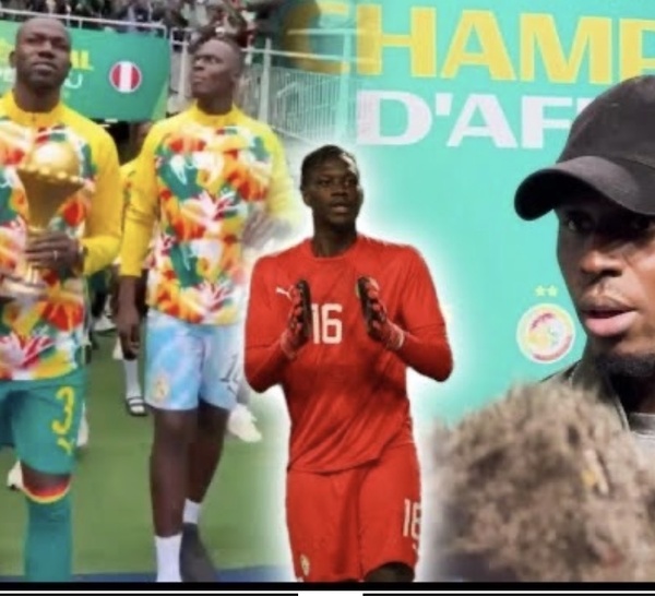 Zone mixte : Édouard Mendy revient sur la communion autour du trophée et félicite Mory pour son match