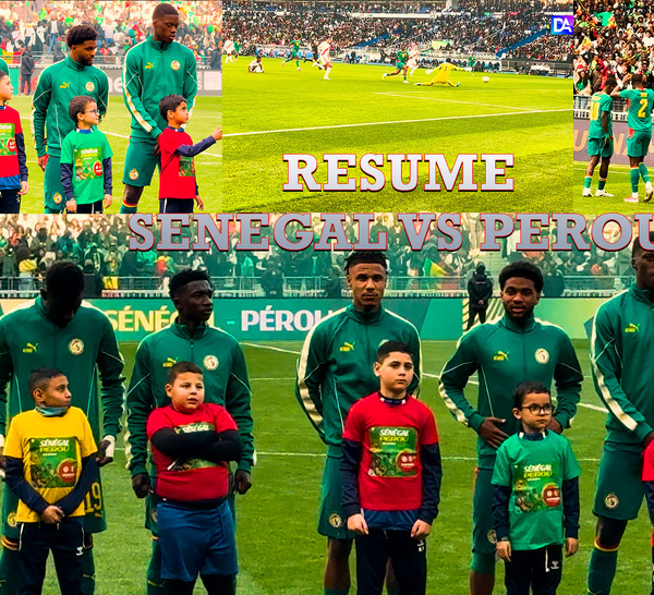 Stade de France : Temps fort du Match Sen vs Pérou…une démonstration de force des Lions, Jackson et Sarr assomment les Péruviens (2-0)