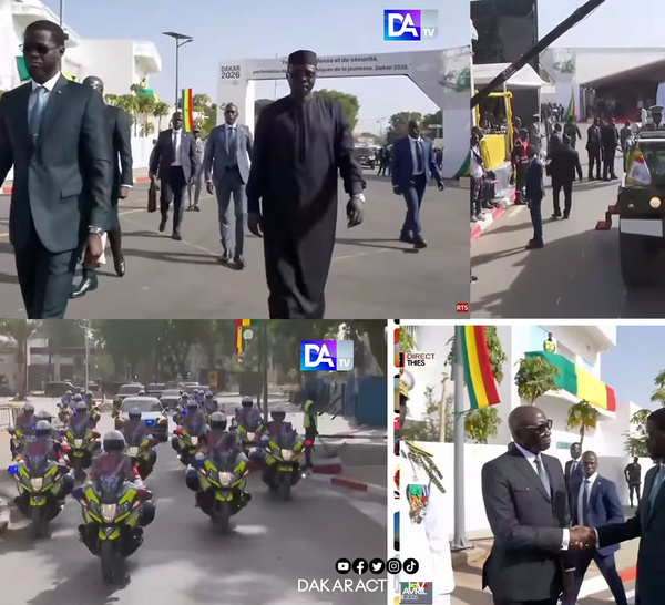Défilé du 4 avril: Le président de la République vient d'arriver à l'avenue Caen de Thiès