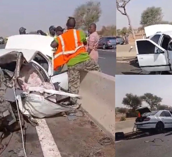 Drame sur l’autoroute Ila Touba : Un policier perd la vie, son véhicule totalement détruit