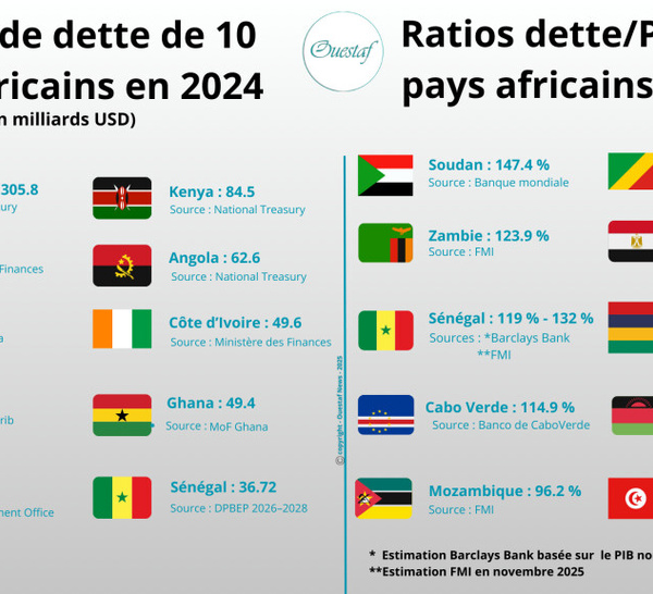 ​Risque de défaut de paiement en Afrique : Le Sénégal, le Mozambique et le Malawi sous haute surveillance