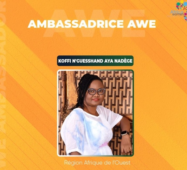 Promotion de l’expertise féminine : La journaliste Nadège Koffi, nominée Ambassadrice d'Africa Women Experts pour  Afrique de l'Ouest