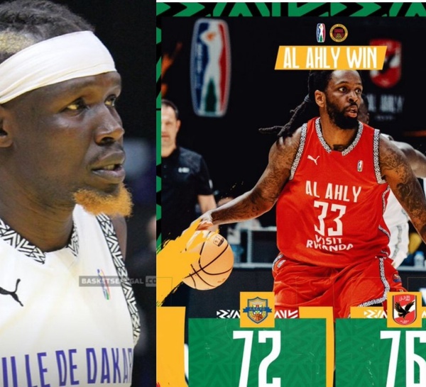 Basket-BAL : l’ASC Ville de Dakar enchaîne une deuxième défaite face à Al Ahly (72-76)