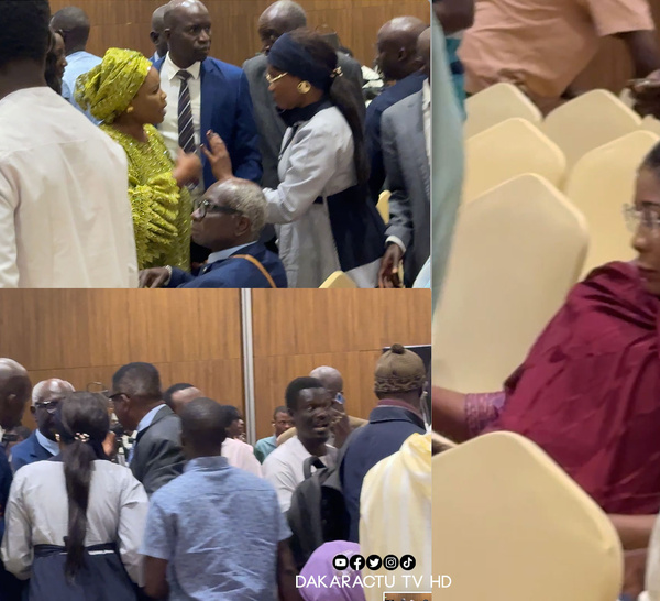 Rencontre avec les partis politiques : Les travaux suspendus après une altercation entre un membre de la coalition Diomaye Président et Mame Diarra Fam