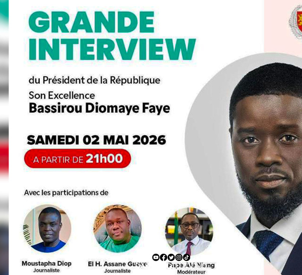 🔴 DIRECT | La grande interview du PR Bassirou Diomaye Faye