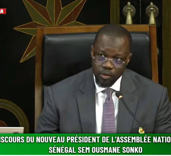 Ousmane Sonko après son élection : « Je n’utiliserai pas cette assemblée pour nourrir des vendettas personnelles »
